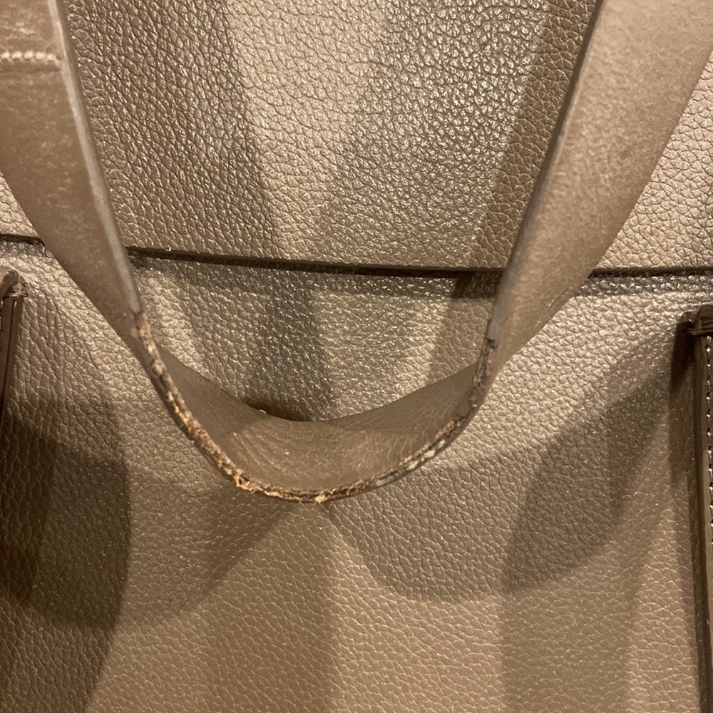 Reiss Large Chancery Leather Grab Bag in Grey - Picture 12 of 12